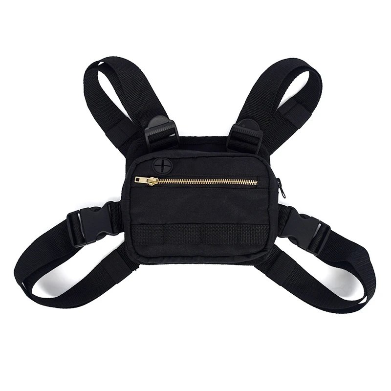 

Mini Men Chest Rig Streetwear Outdoor Sports Waist Bag Climbing Shoulder Bag Phone Money Belt Chest Bag