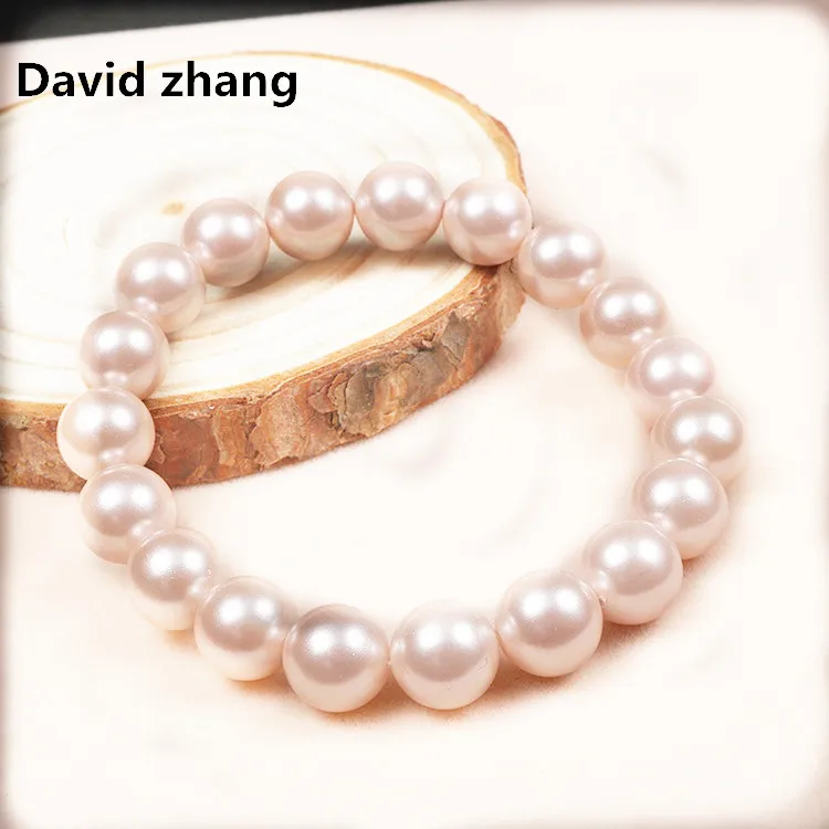 

Natural Shell Pearl Hand String Simple Shell Pearl Bracelet Women's Bracelet