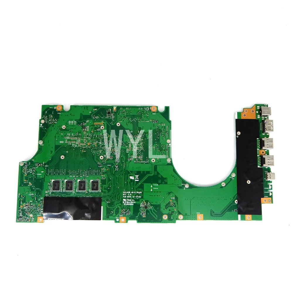  UX510UW i5-6200 CPU 4GB RAM GTX960M mainboard For ASUS UX510 UX510U UX510UXK UWK UX510UX UW laptop 