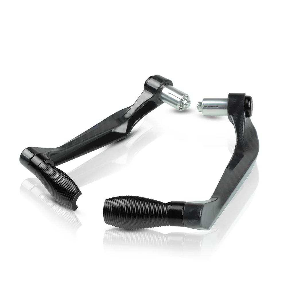 Для поездок на мотоцикле Ducati MONSTER 696 795 796 821 1200 1200S 1100 EVO, углеродное волокно Алюминий мотоциклов сцепные рычаги защиты Универсальный - Цвет: black-MONSTER