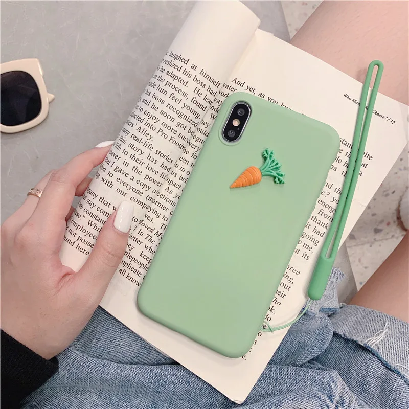Модный жидкий силиконовый мягкий ТПУ 3D овощи чехол для телефона Xiaomi 9 Redmi Note 5 7Pro 7A A3 чехол Capinha Coque Etui Capa