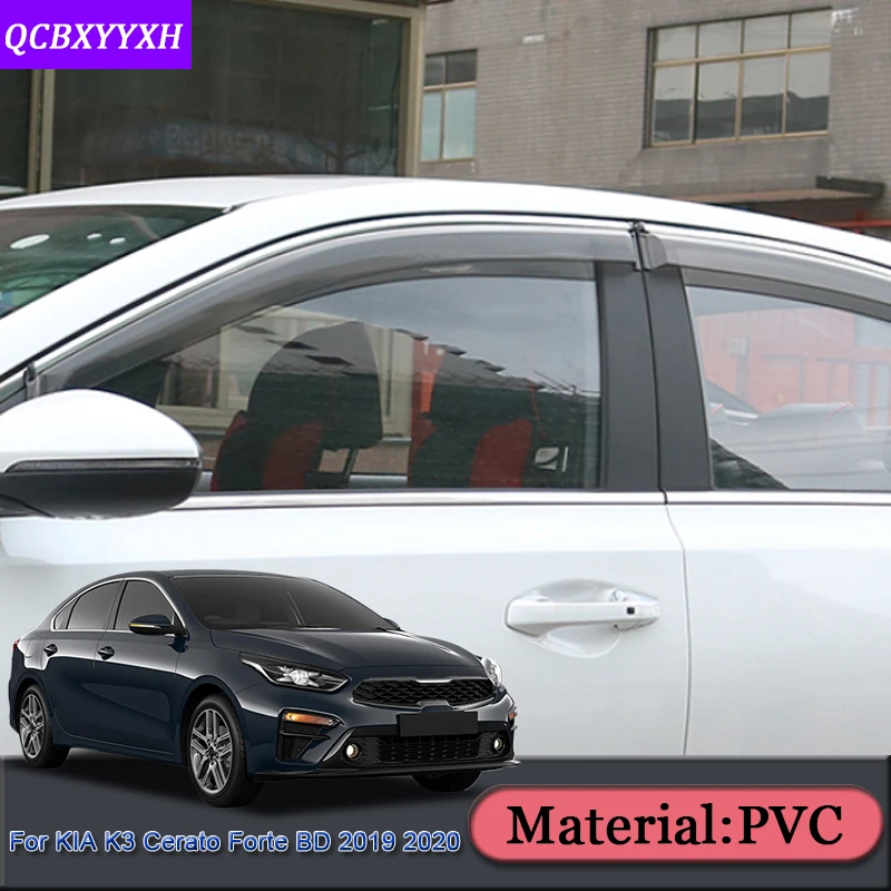 Автомобильный Стайлинг, тент, окно, козырек, солнцезащитный экран, крышка, внешняя крышка, аксессуар для Kia K3 Cerato Forte BD