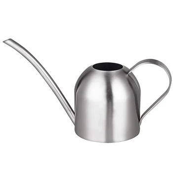 

Stainless Steel Indoor Watering Can Stainless Steel Hemispherical Shower Pot Small Green Watering Can for Household Use (450Ml)