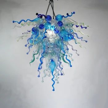 

LR772-Free Shipping Graceful Design Lighting Chihuly Style Murano Glass Chandelier