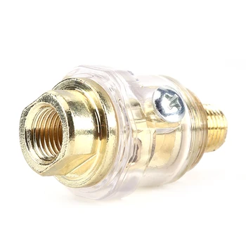 

1/4" BSP Mini In-Line Oiler Lubricator For Pneumatic Tool & Air Compressor Pipe For Lishao Home Improvement Qiang Zinc Alloy