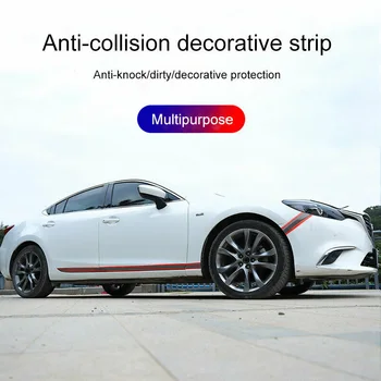 

Auto Anti-collision Strip Vehicle Protector Edge Anti-scratch Trim 1 roll