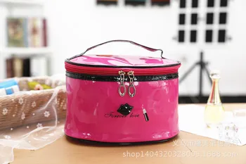

Large-Volume PU Leather Cosmetic Bag Portable Travel Cute Storage Washed Handbag Lips Cosmetic Case Collection Storgage Bag