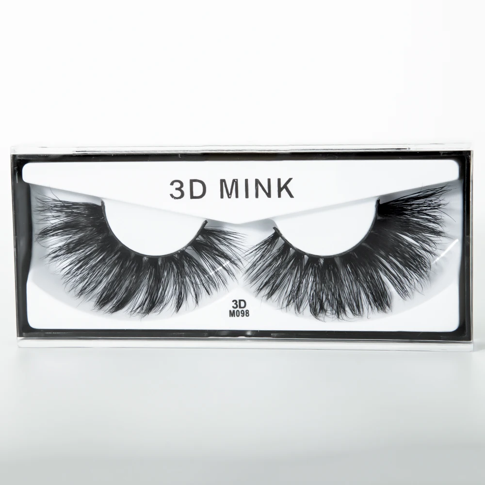 Натуральные норковые шелковые мягкие ресницы 3D Многослойные накладные ресницы инструменты для макияжа толстые норковые ресницы - Цвет: 1 Pair