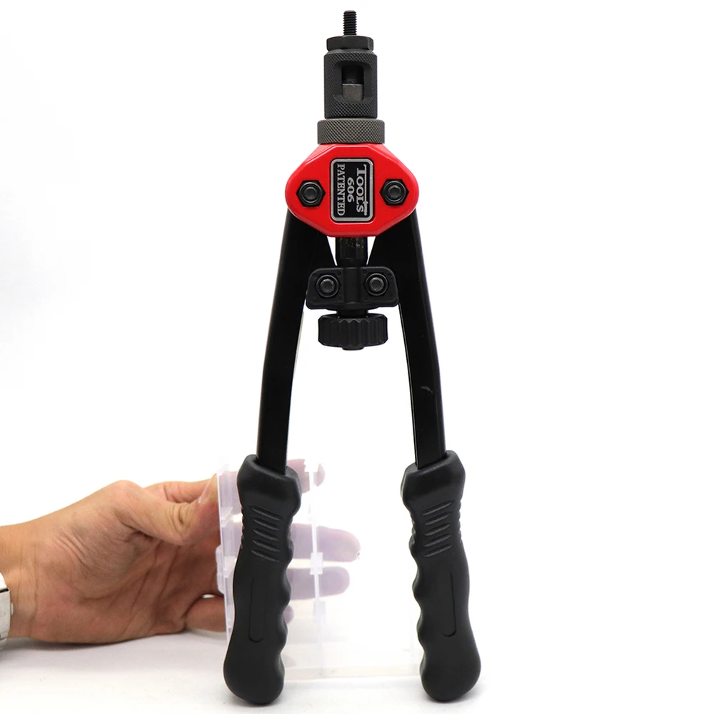 12" Blind Auto Riveter Nut tool Heavy Hand Insert Rivet Nuts Tool set B-606 Riveter Nuts GunManual Mandrels M3 M4 M5 M6 M8