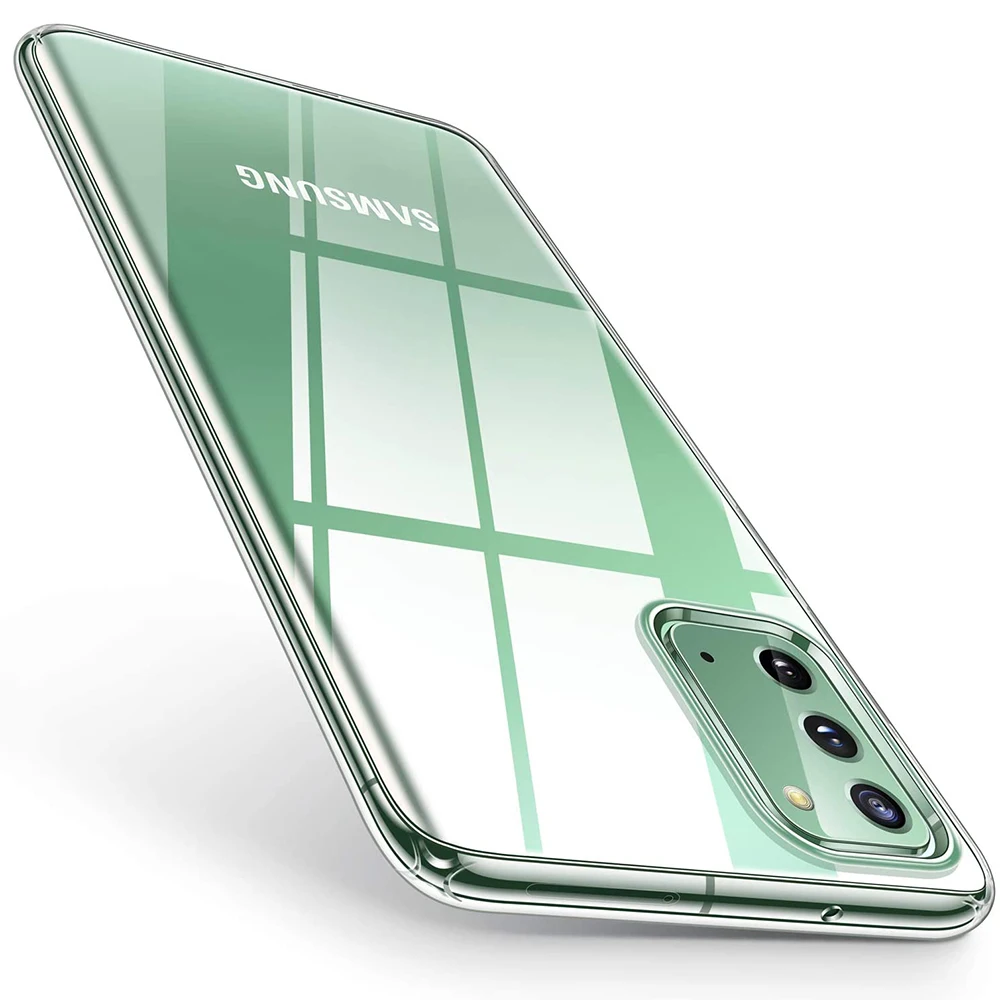 Прозрачный силиконовый чехол для Samsung Galaxy Note 20 Ультра Размеры 9 и 10 S20 плюс S10 S9 S8 A51