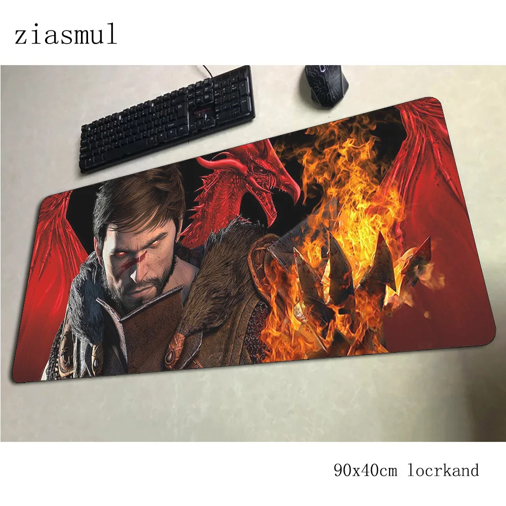 Dragon age коврик для мыши геймер 3d 90x40 см notbook коврик для мыши игровой коврик для мыши Большой HD узор Коврик для мыши ПК стол коврик для мыши - Цвет: pattern 10