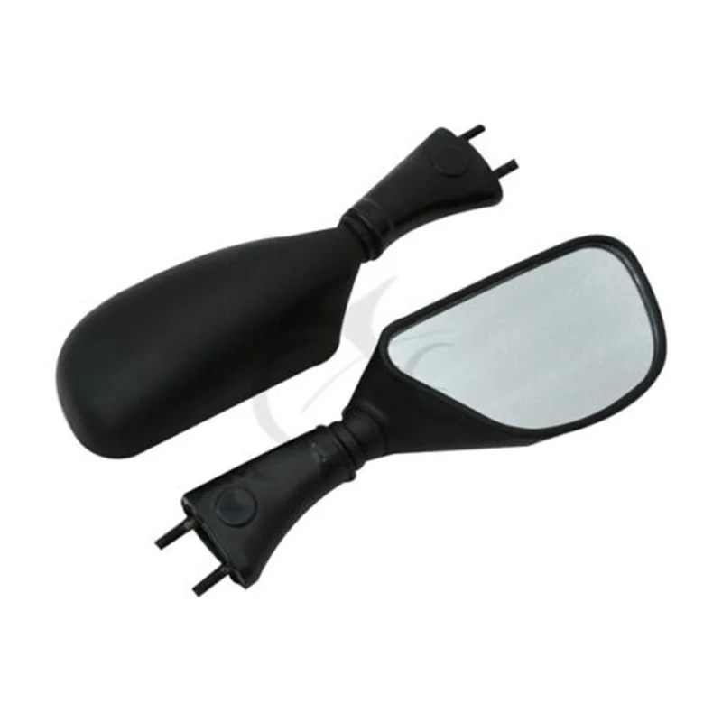 Motorcycle Handle Bar Mirror Pair Side Rear View Mirrors For Kawasaki Ninja ZX9R ZX6R 1998-2003