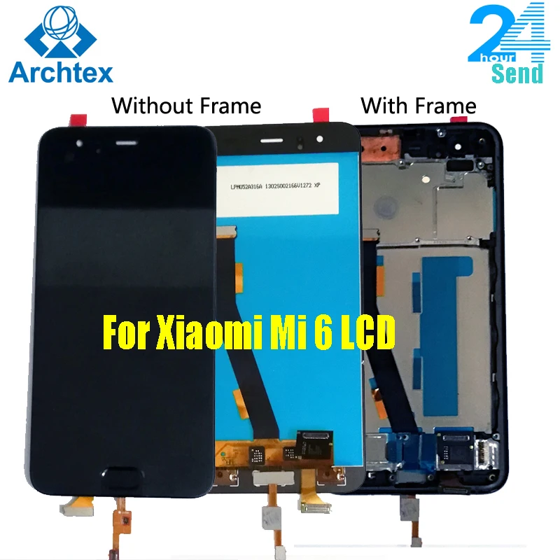 5 15 &quotЖК-дисплей для Xiaomi Mi6 Mi 6 сенсорный экран с цифровым преобразователем