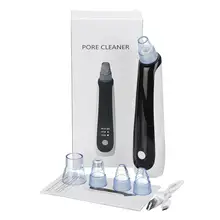 Электрический прибор для удаления угрей с вакуумной присоской для удаления черных точек лица, средство для удаления пор, экстрактор, инструмент для ухода за алмазами, 5 всасывающих головок