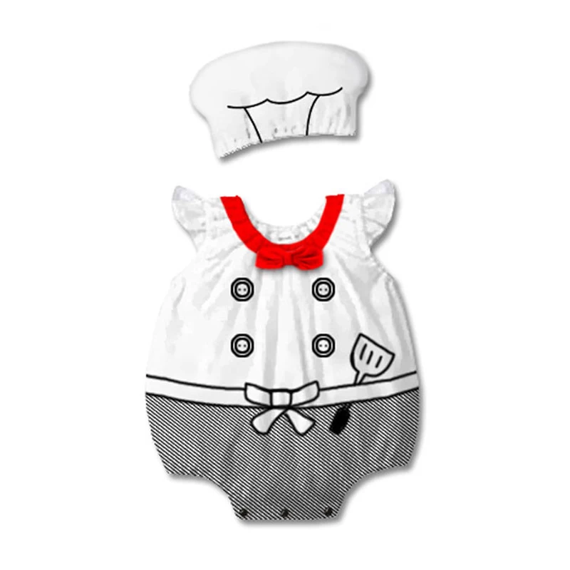

Baby Boys Cook Chef Costume Cosplay Rompers Jumpsuits for Infant Toddler Halloween Christmas Birthday Party Fancy Dress