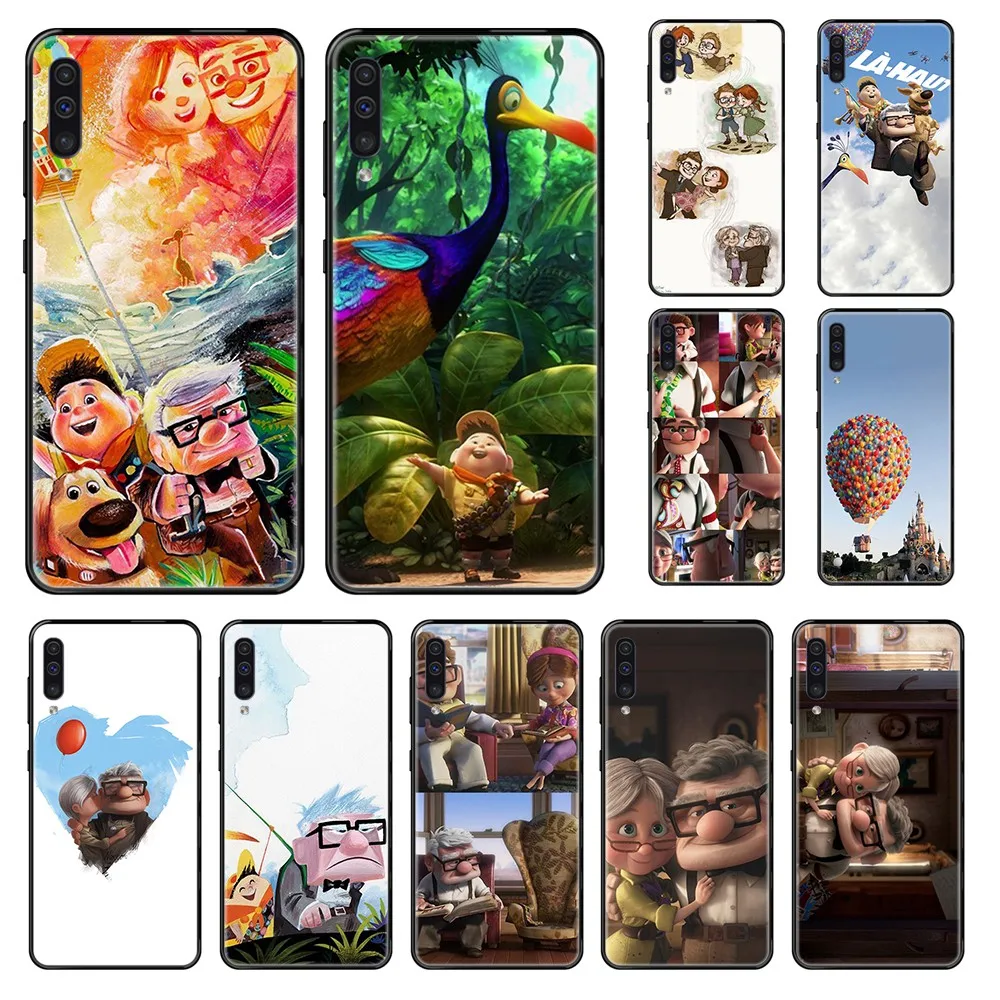 Чехол для телефона Adventure Up Pixar Animation Movie Etui black Samsung Galaxy A 3 5 6 7 8 20 40 50 70 71 E S Plus 2016 2017 2018 |