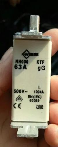 Предохранители: NH00C KTF 35A 500V 120KA gL gG/NH00C KTF 63A 500 V/NH000 KTF 63A 500V gG