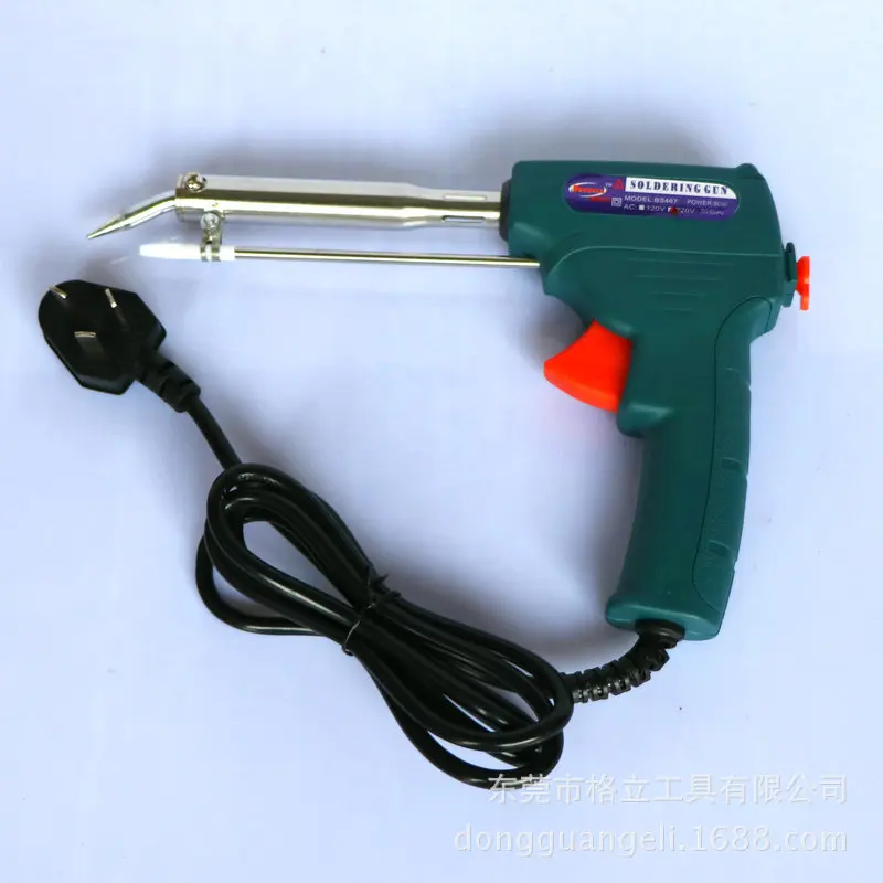 

Hand-Held Manual Send Tin Soldering Gun 100W with Tin Wire Rack Manual Electric Iron Boswell BS467