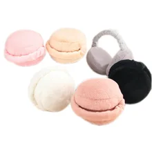 1 шт., модные милые наушники для женщин, имитация кроличьего меха, зимние наушники, теплые женские гетры для ушей, повязка на голову