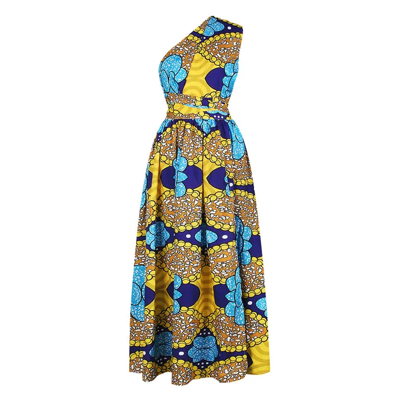 Longue Robe Africaine Wax Pour Femmes 185 Longue robe africaine wax pour femmes 184