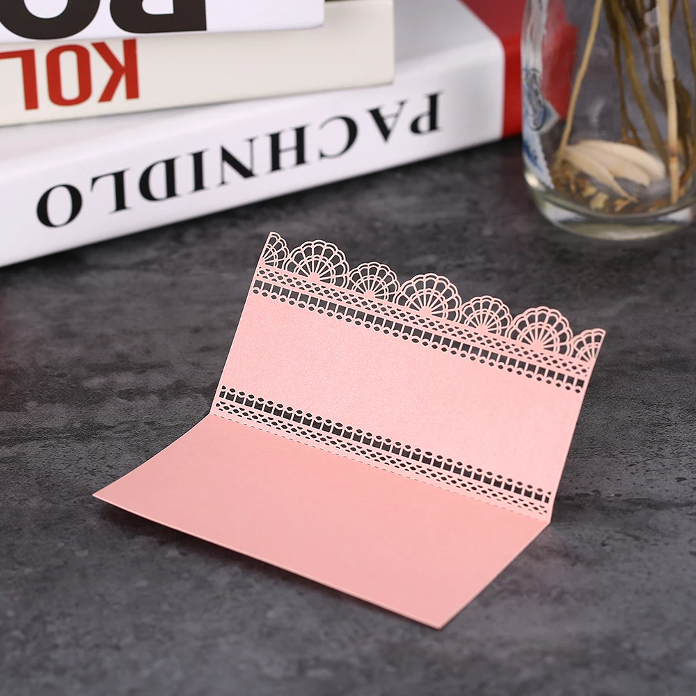 20 шт. лазерная резка имя карты свадебного торжества День рождения карточный стол