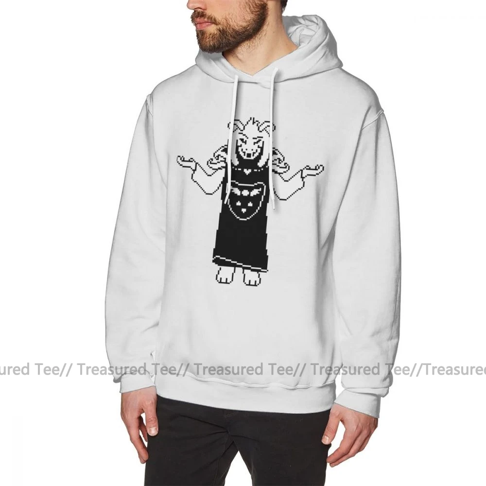 Толстовка Dreamer Undertale Asriel, мужские толстовки XXX, пуловер, толстовка, зимняя, для улицы, хлопок, длинный рукав, повседневные, белые, толстовки - Цвет: White