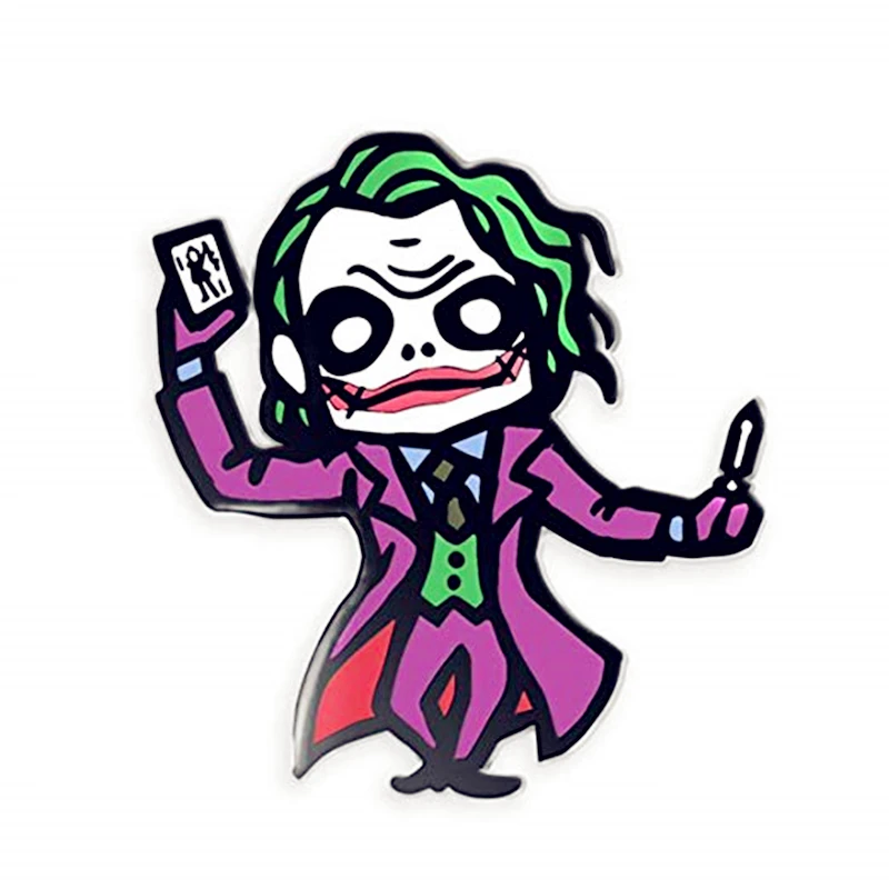 Dark Knight Joker Cartoons Anime Brooch Pins Enamel Metal Badges Lapel Pin  Brooches Jackets Fashion Jewelry Accessories - Brooches - AliExpress