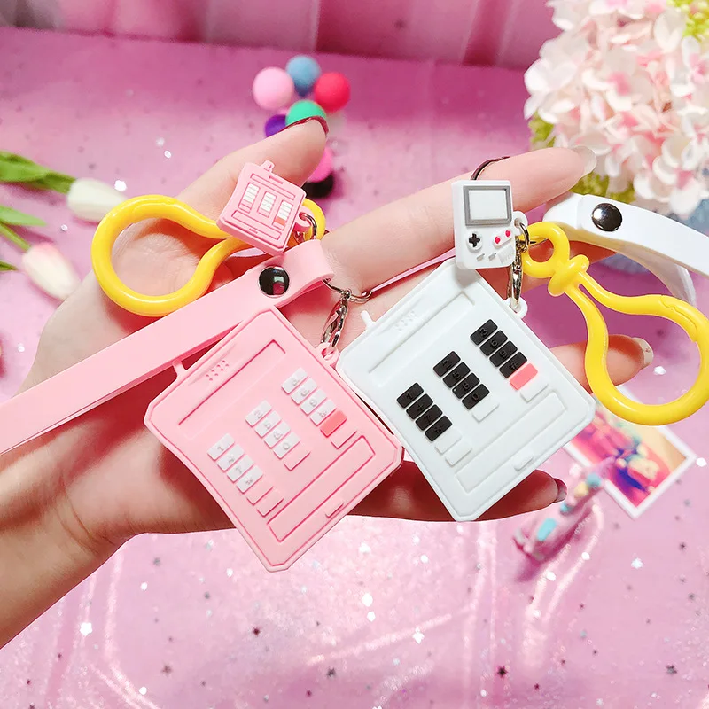 

Men's Video Game Handle Keychain Couple Joystick Machine KeyChain Keyring for Boyfriend Key Holder Trinket Gift Wholesal 2020