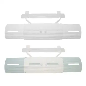 

Adjustable Air Conditioner Cover PP Airconditioner Deflector Baffle Shield Wind Guide Month Straight Anti-wind Baffle Shield