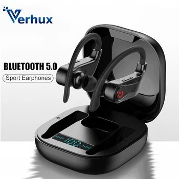 

Bluetooth 5.0 Earphones HBQ TWS Ultra-long Wireless Bluetooth Headset Waterproof Stereo Handsfree Gaming phone Earplug PK q32q67
