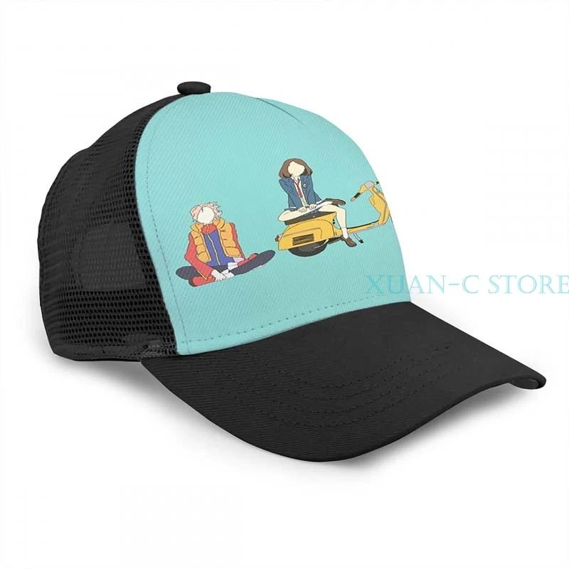FLCL Альтернативная баскетбольная Кепка для мужчин и женщин модная черная шляпа унисекс с принтом - Цвет: One Size