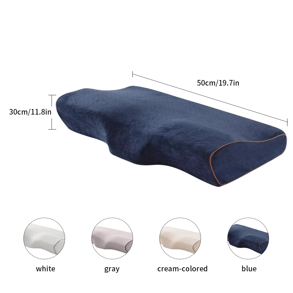 1 шт. расслабляющие подушки с эффектом памяти Высокое качество медленный отскок пены памяти подушка в форме бабочки медленный отскок для хорошего сна