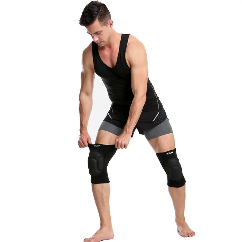 1 Пара толстых наколенников для фитнеса футбола волейбола экстремального спорта