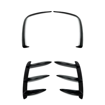 

1Pair Car Black Abs Rear Bumper Splitter Spoilers for Benz W176 A200 A250 & 2x Rear Bumper Spoiler Flank Tail Wind Knife