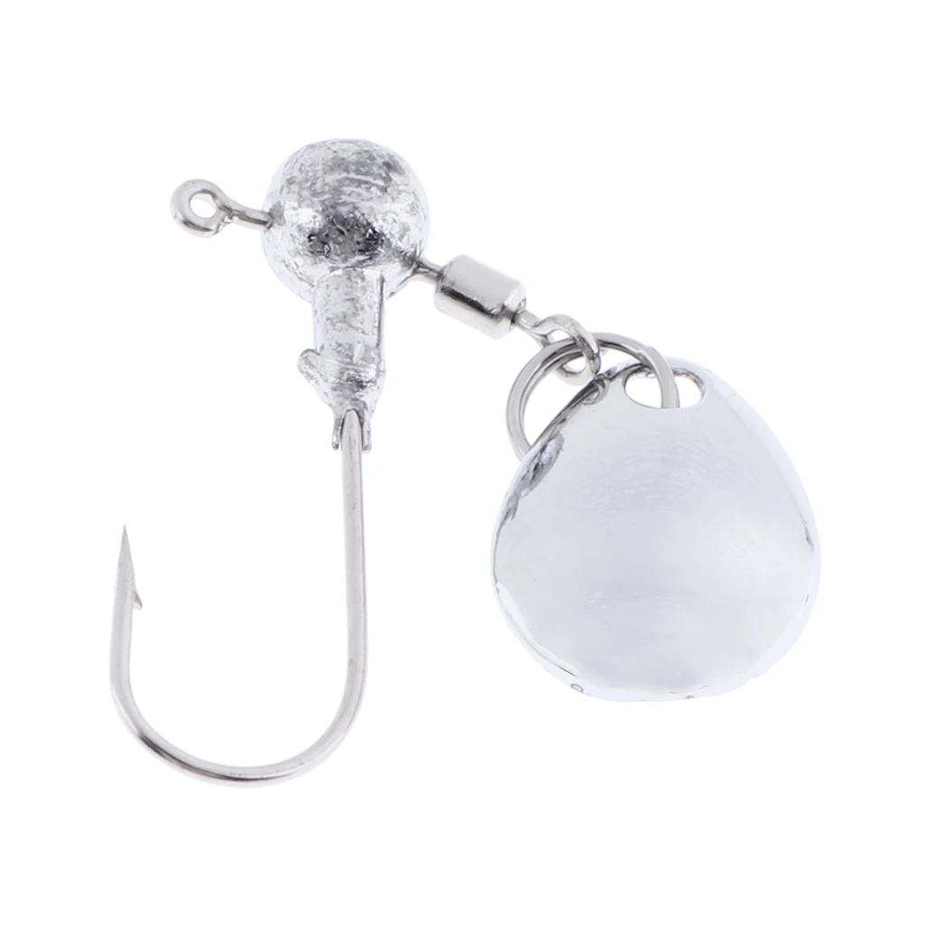 5PCS Jig Head Soft Lure Fishing Bait Hook for Saltwater Freshwater Fishing Lures Accessories 2g 4g