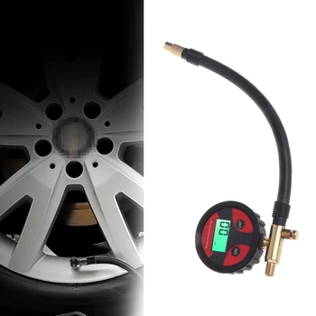 

0-200PSI Digital Tyre Tire Air Pressure Gauge LCD Manometer Car Truck Motorcycle C63D