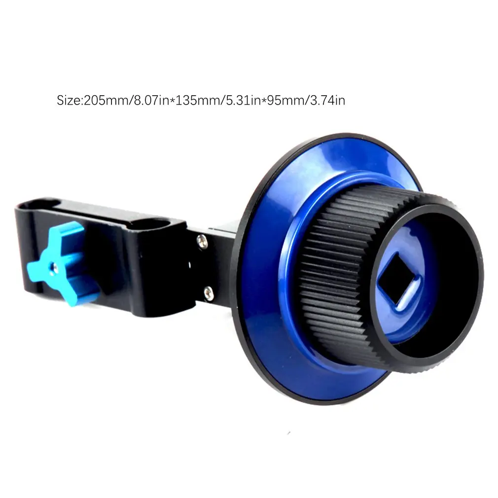 

Quick Release Clamp DSLR Follow Focus FF for 15mm Rod Rig 60D 600D 5D2 GH2 D7000 Professional Limit Focus Follower Kit