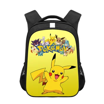 

Anime pokemon children School Bags Cartoon Pikachu Charizard Primary Backpack Girls Boys Schoolbag Kid Book Bag 16 inch
