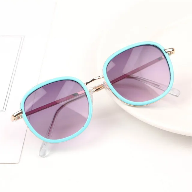 Children's Sunglasses Girls Boys Brand Luxury Designer Square Kids Sun Glasses Fashion Pink Frame Shade Baby Eyeglasses UV400 Blue