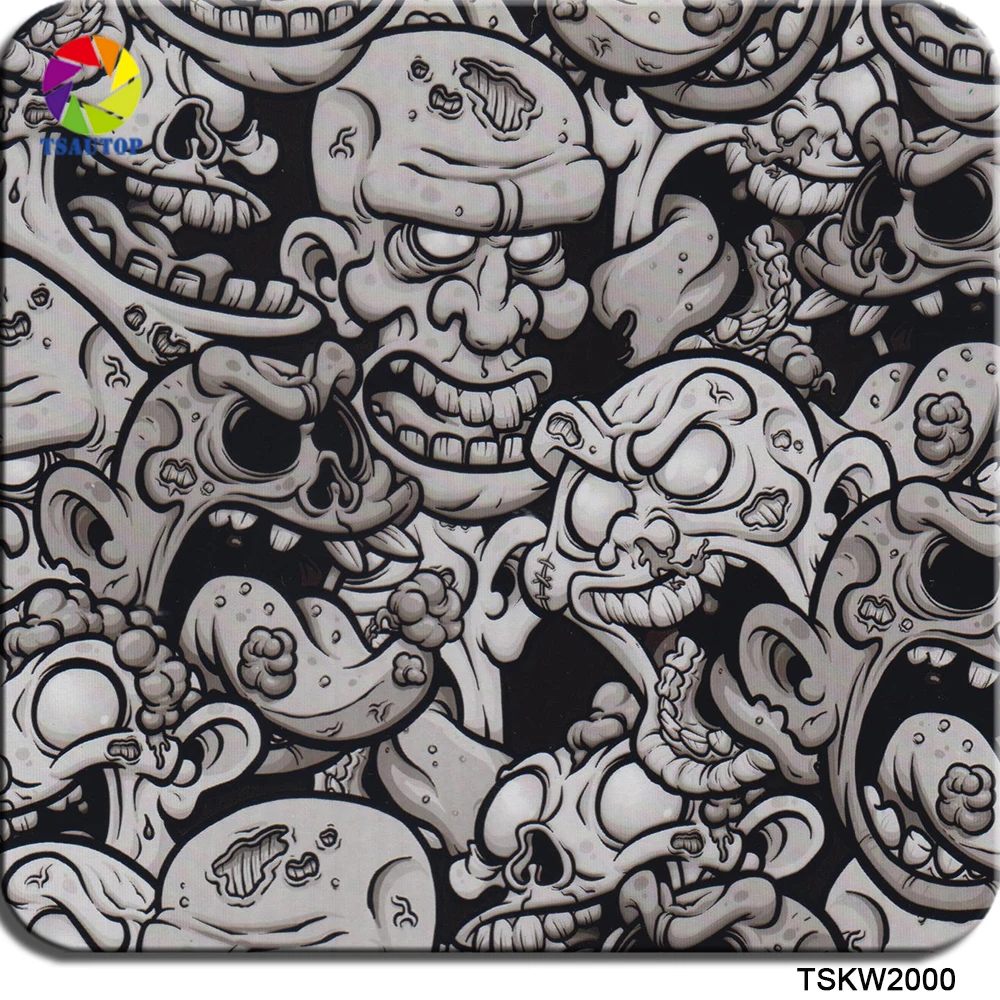 

Free Shipping 0.5mx2m/10m/20m Water Dipping Film Cartoon Aquaprint DIY Hydro Dipping Sheet WDF2000