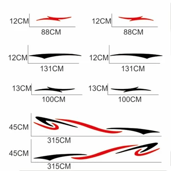 

Exterior Car Sticker Universal Stickers Outer Styling Cars Decals Two Sides