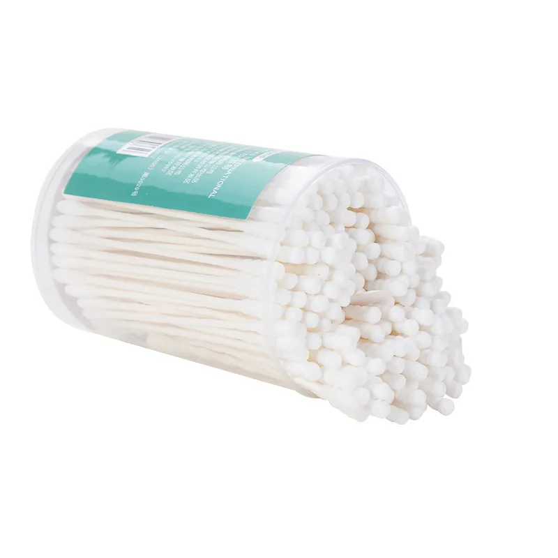 180pcs/Box Cotton Swabs First aid kit paper Sticks Soft Cotton Buds Tampons Microbrush Cotonete tampons health for baby