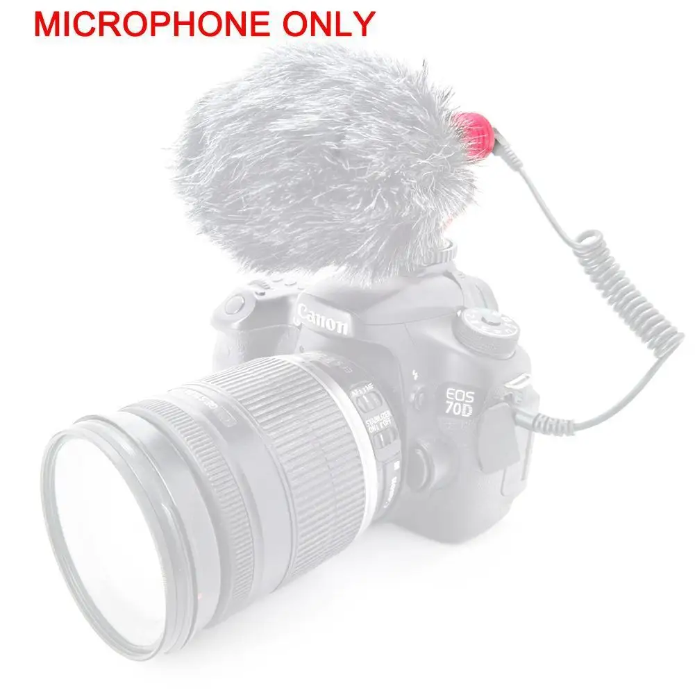 

SD-MA1 Microphone Condenser Video Recording with clip For Smartphone Vlogging Youtube Camera PC Camcorder Mic DSLR Tablets P1X2