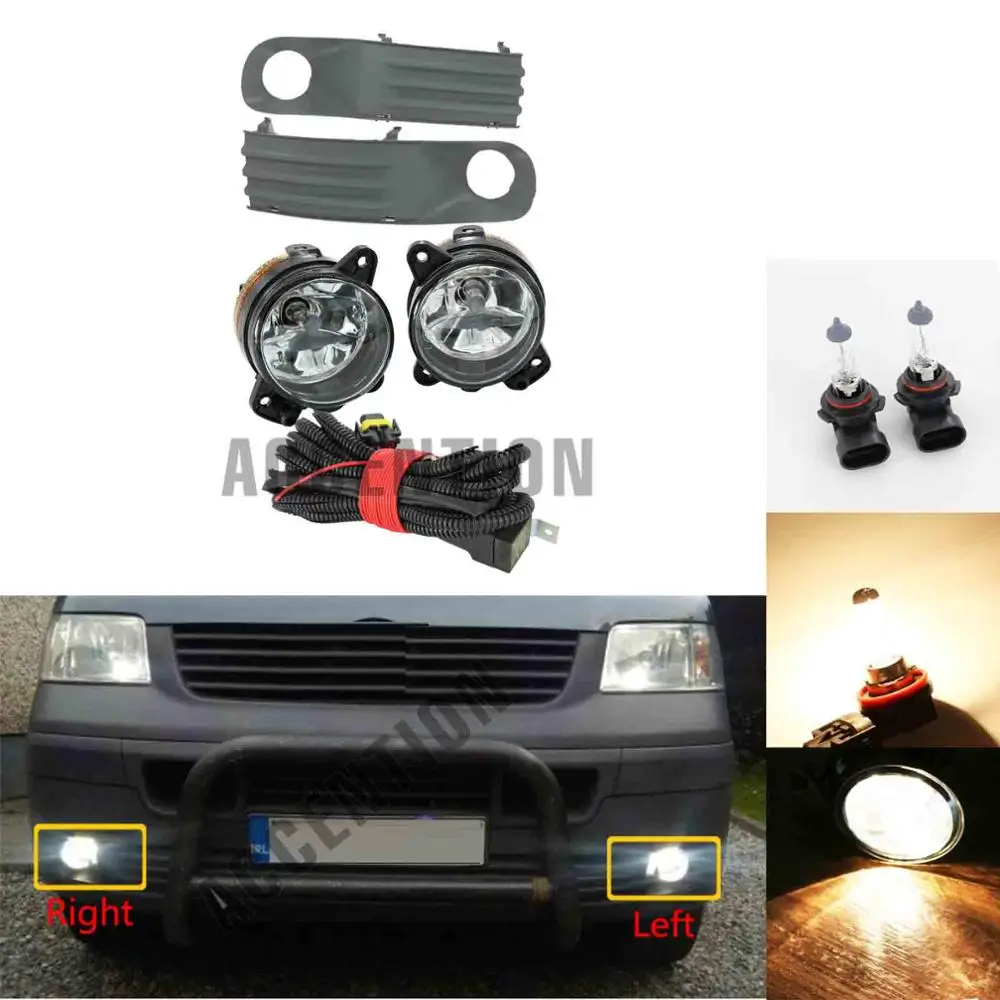 Для VW Transporter Multivan T5 2003 2004 2005 2006 2007 2008 2009 2010 Новый переднего бампера противотуманные