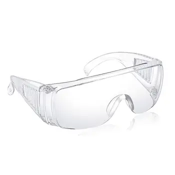 

Protective Safety Glasses (HEAVY DUTY INDUSTRIAL STRENGTH Medical SAFETY GOGGLES) Crystal Clear & Anti-Fog Splash Proof Design