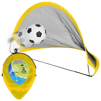 

75cm Children Outdoor Soccer Training Portable Folding Net Goal Football Accessory Outdoor Toy Fitness Equipment Football Set