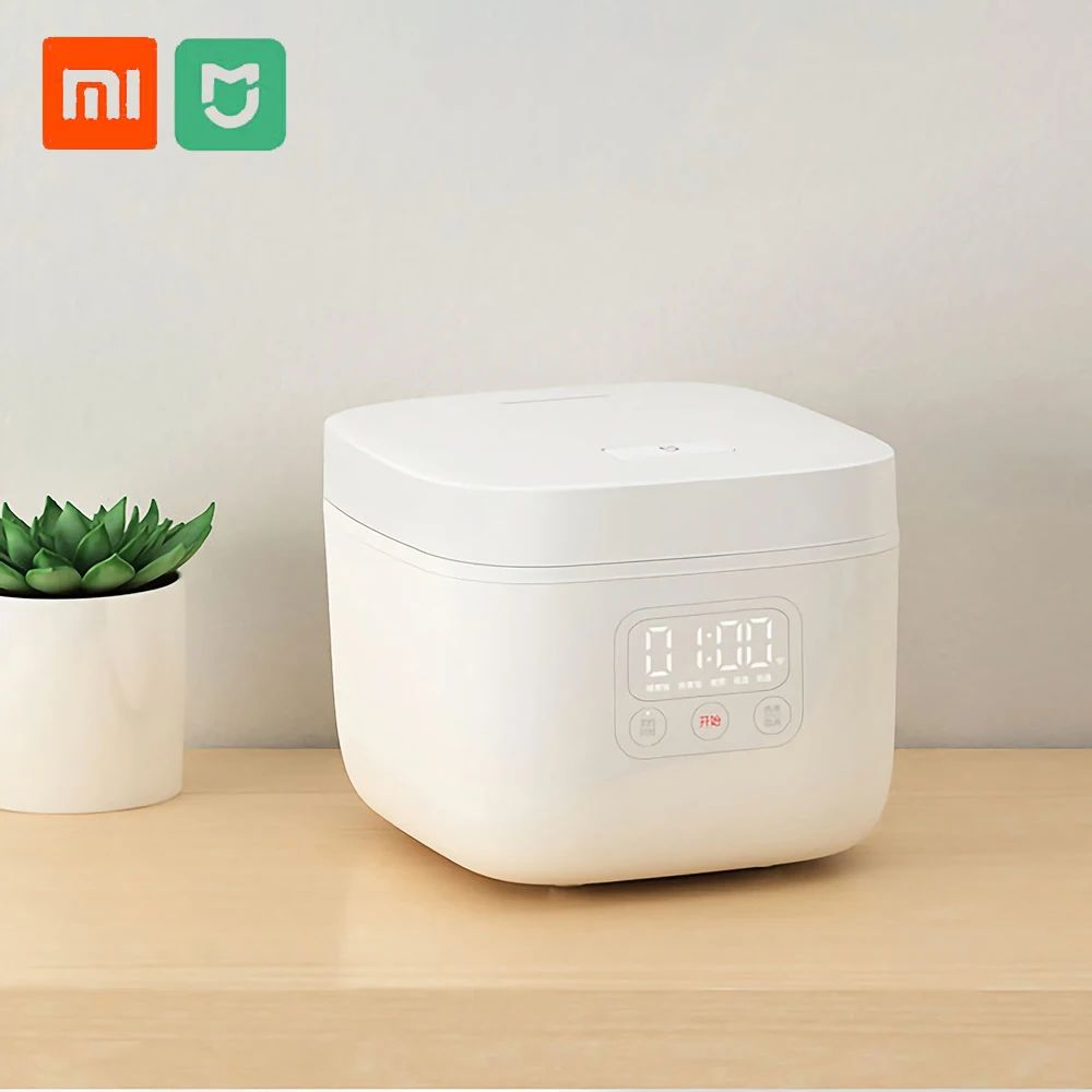 

Xiaomi Mijia 1.6l Electric Rice Cooker Kitchen Mini Cooker Small Rice Cook Machine Intelligent Appointment Led Display