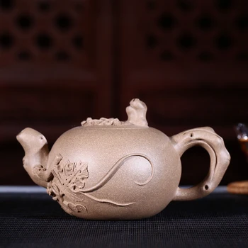 

Yixing recommended the teapot kung fu tea set are recommended vine undressed ore its mud 170 ml