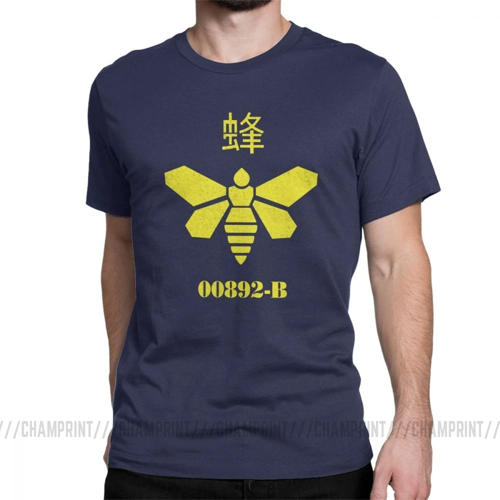 

Methylamine Breaking Bad Moths T Shirt Men Meth Lab Cooking Walter White Tops Tops Short Sleeve T-Shirts O Neck Pure Cotton Tees