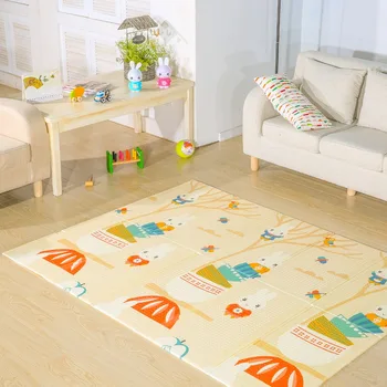 

Folding Baby Play Mat Floor XPE 1CM Thick Foam Carpet Crawling Pad Living Room Home Mats Large Rug for Children